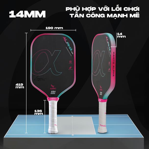 Vợt Pickleball Kamito Gamma cao cấp